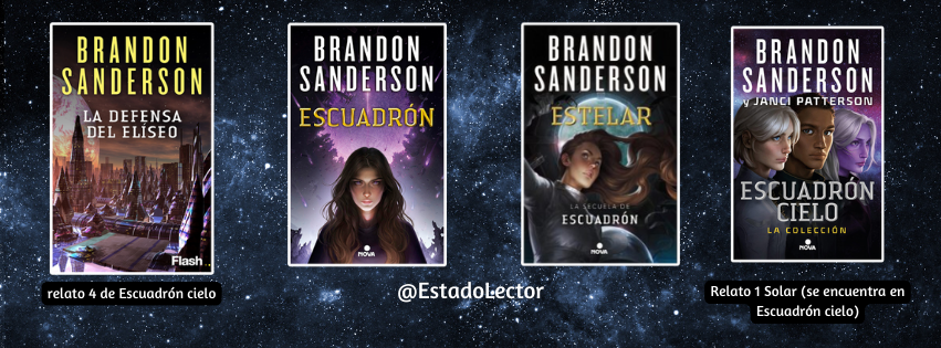 Guia de lectura Escuadron de Brandon Sanderson