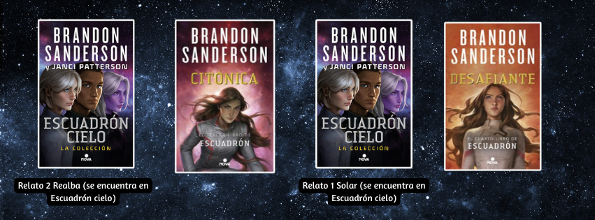 Guia de lectura Escuadron de Brandon Sanderson